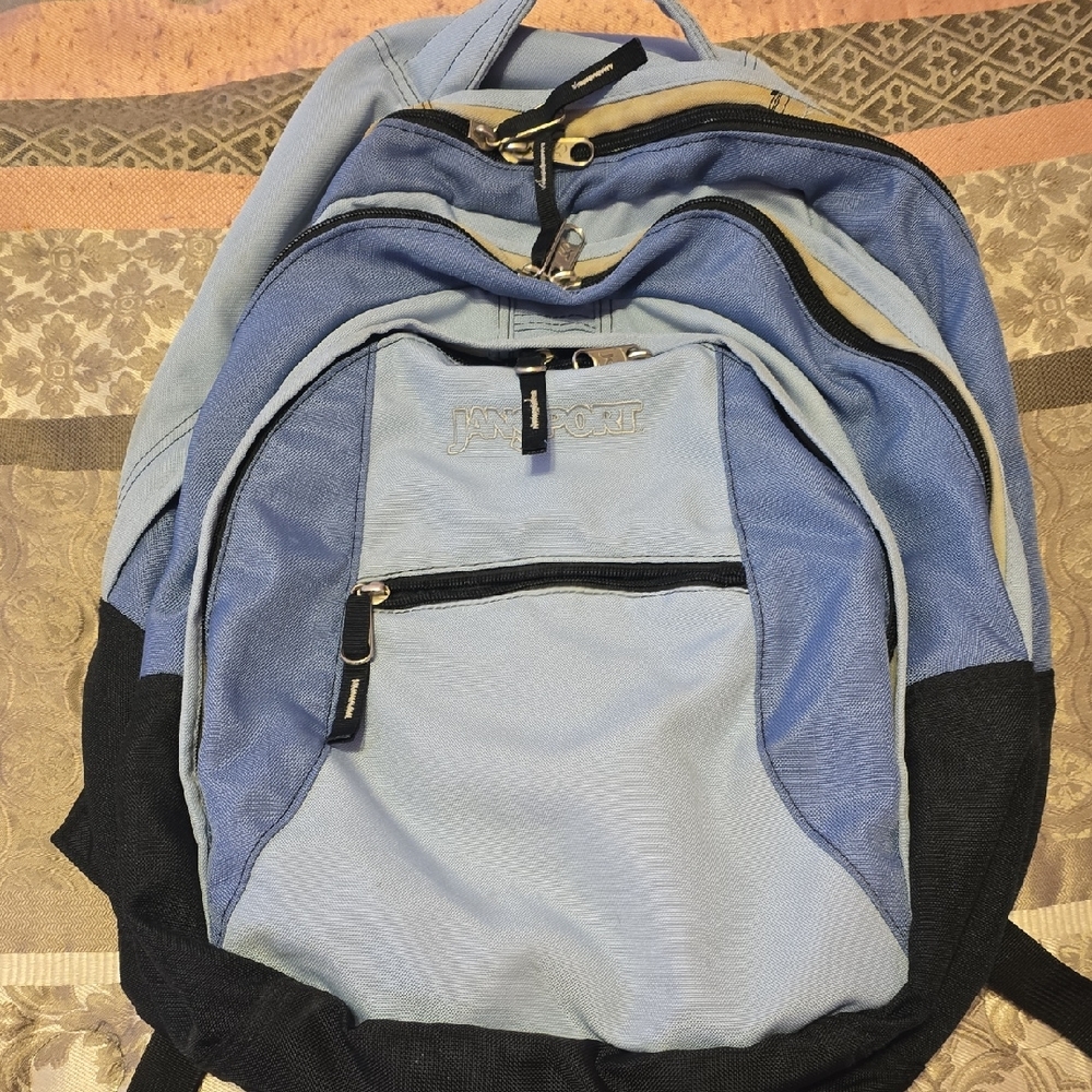 Jansport Blue and Black Backpack‎